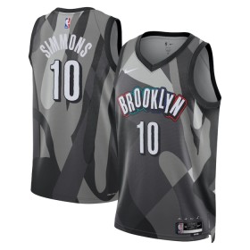 Maillot Homme Brooklyn Nets Ben Simmons 2024-25 Nike City Edition Gris Swingman